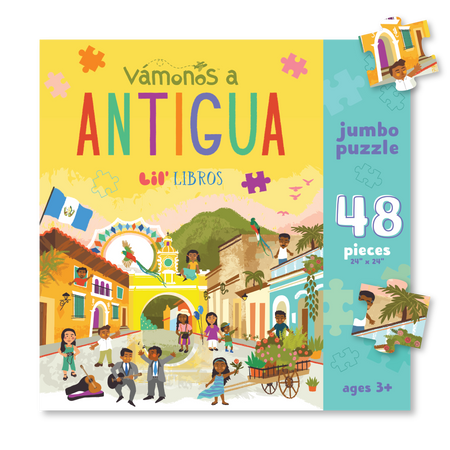 Image of VÁMONOS: Antigua Jumbo Puzzle. Pairs with VÁMONOS: Antigua board book.