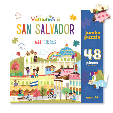 Image of VÁMONOS: San Salvador Jumbo Puzzle. Pairs with VÁMONOS: San Salvador board book.