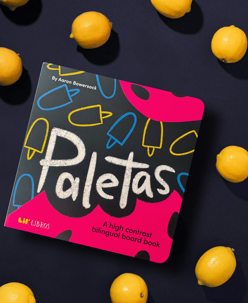 paletas: a high contrast bilingual board book