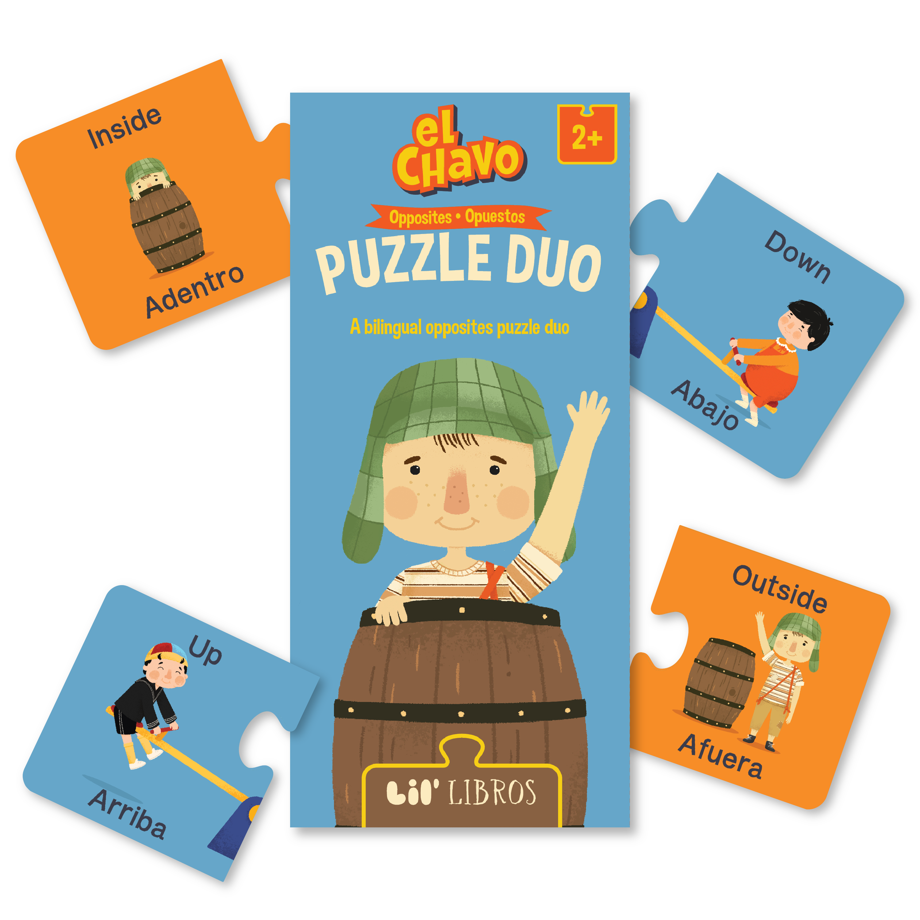 El Chavo: Opposites / Opuestos Puzzle Duo