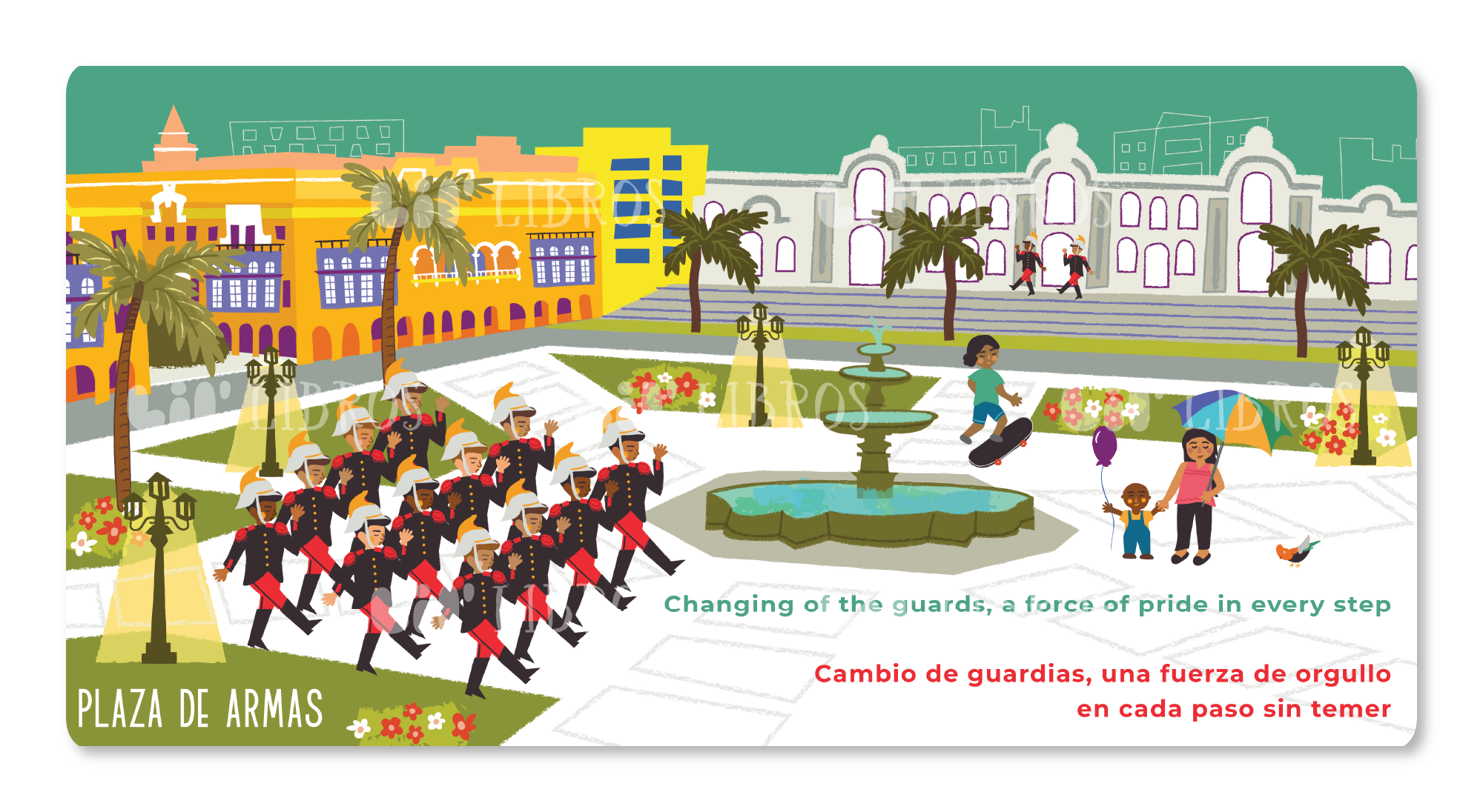 Image of VÁMONOS: Lima spread of Plaza De Armas.