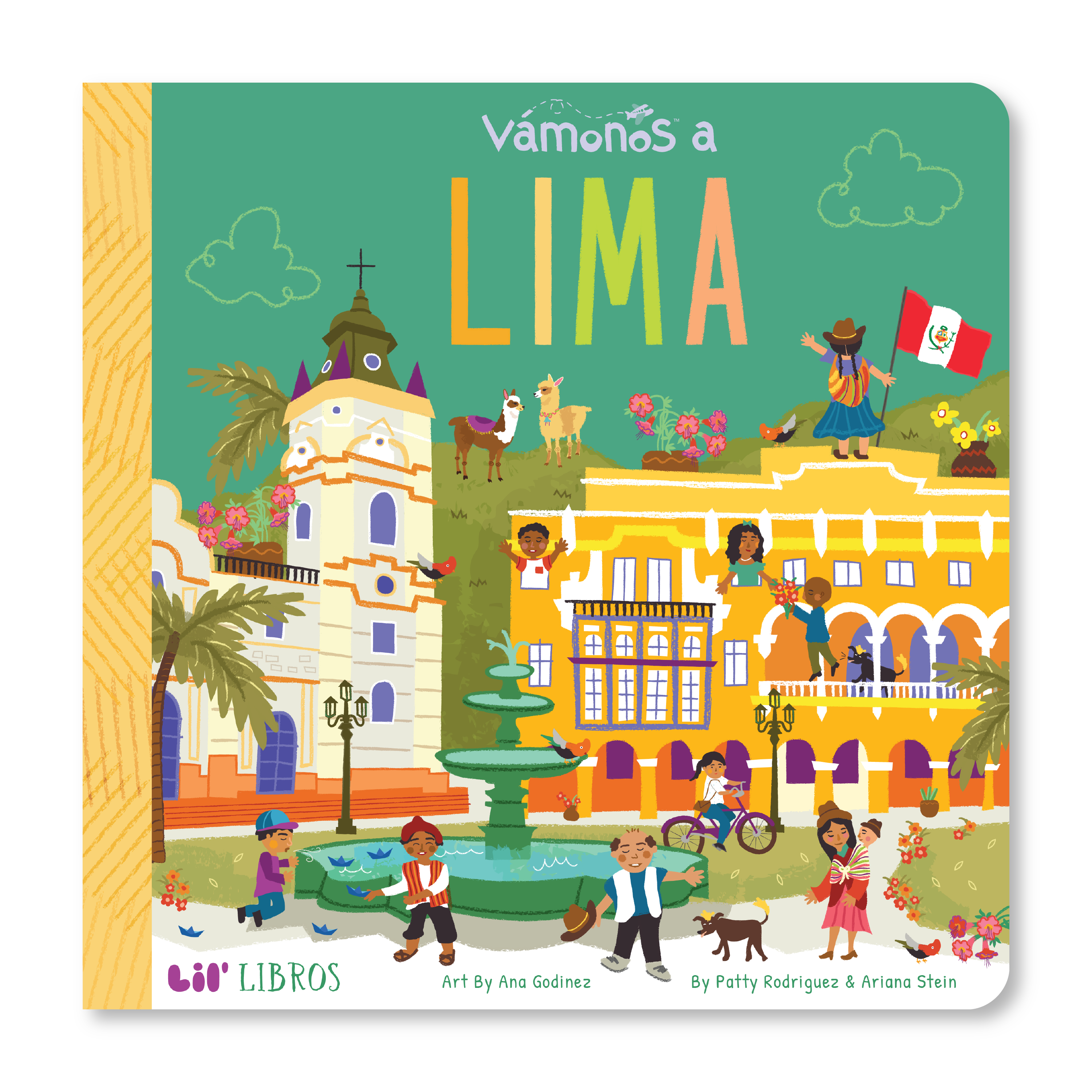 Image of VÁMONOS: Lima board book cover.
