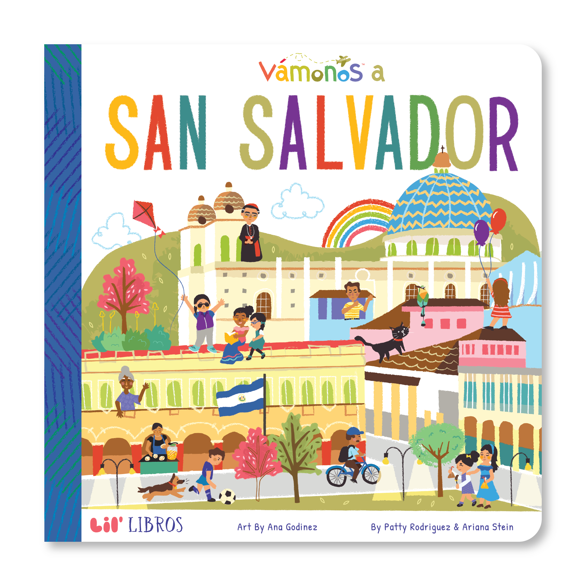 Image of VÁMONOS: San Salvador board book cover.