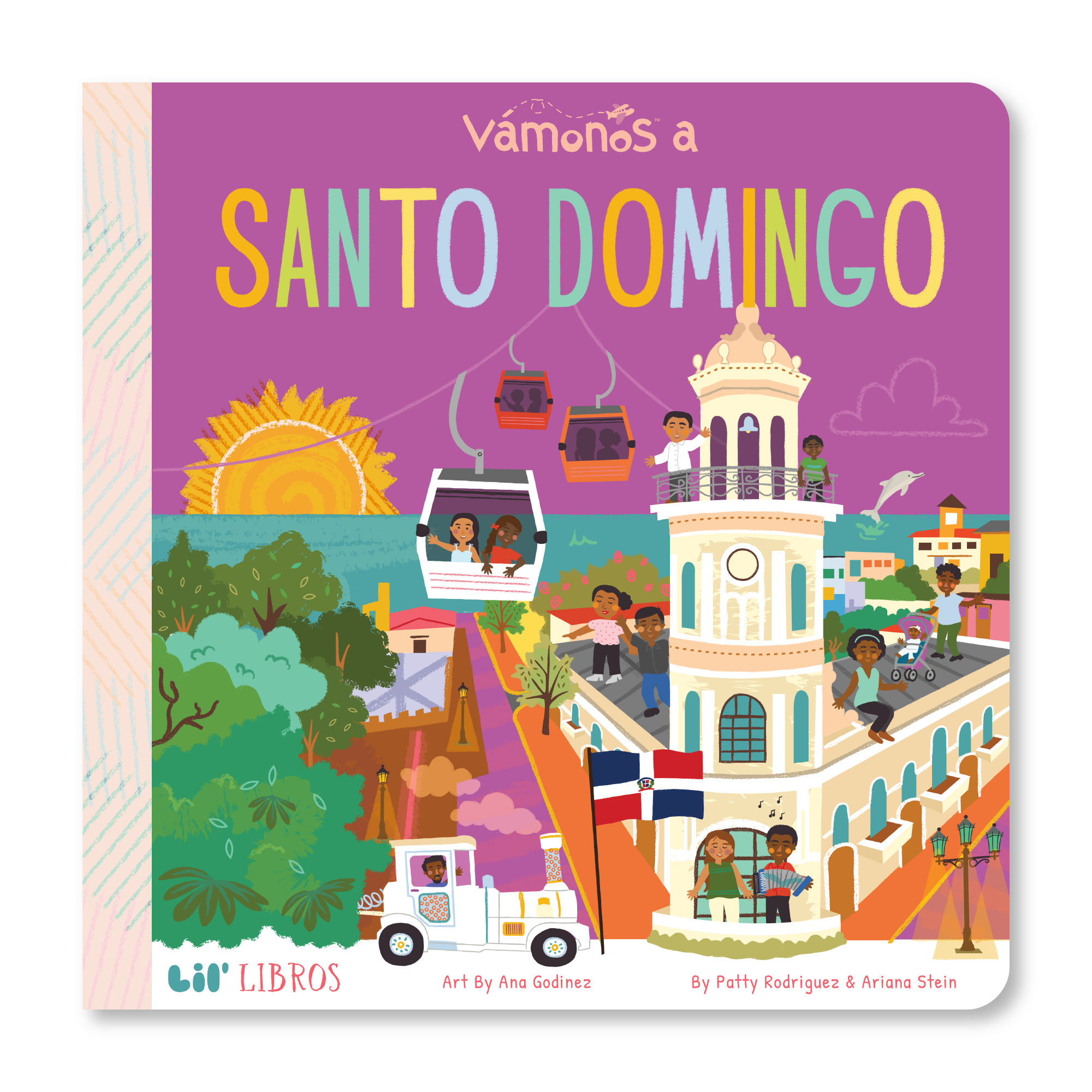 Image of VÁMONOS: Santo Domingo board book cover.