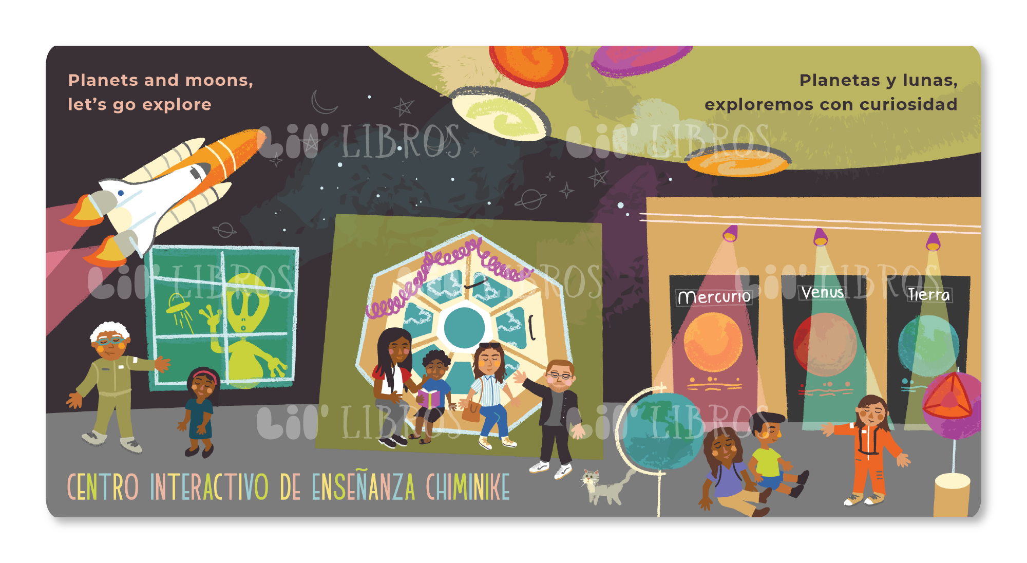 Image of VÁMONOS: Tegucigalpa spread of Centro Interactivo De Enseñanza Chiminike.